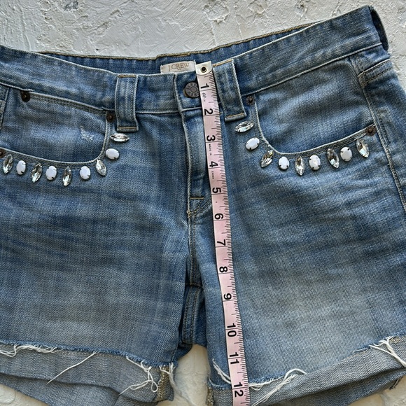 JCrew Embellished denim shorts - Picture 6 of 6